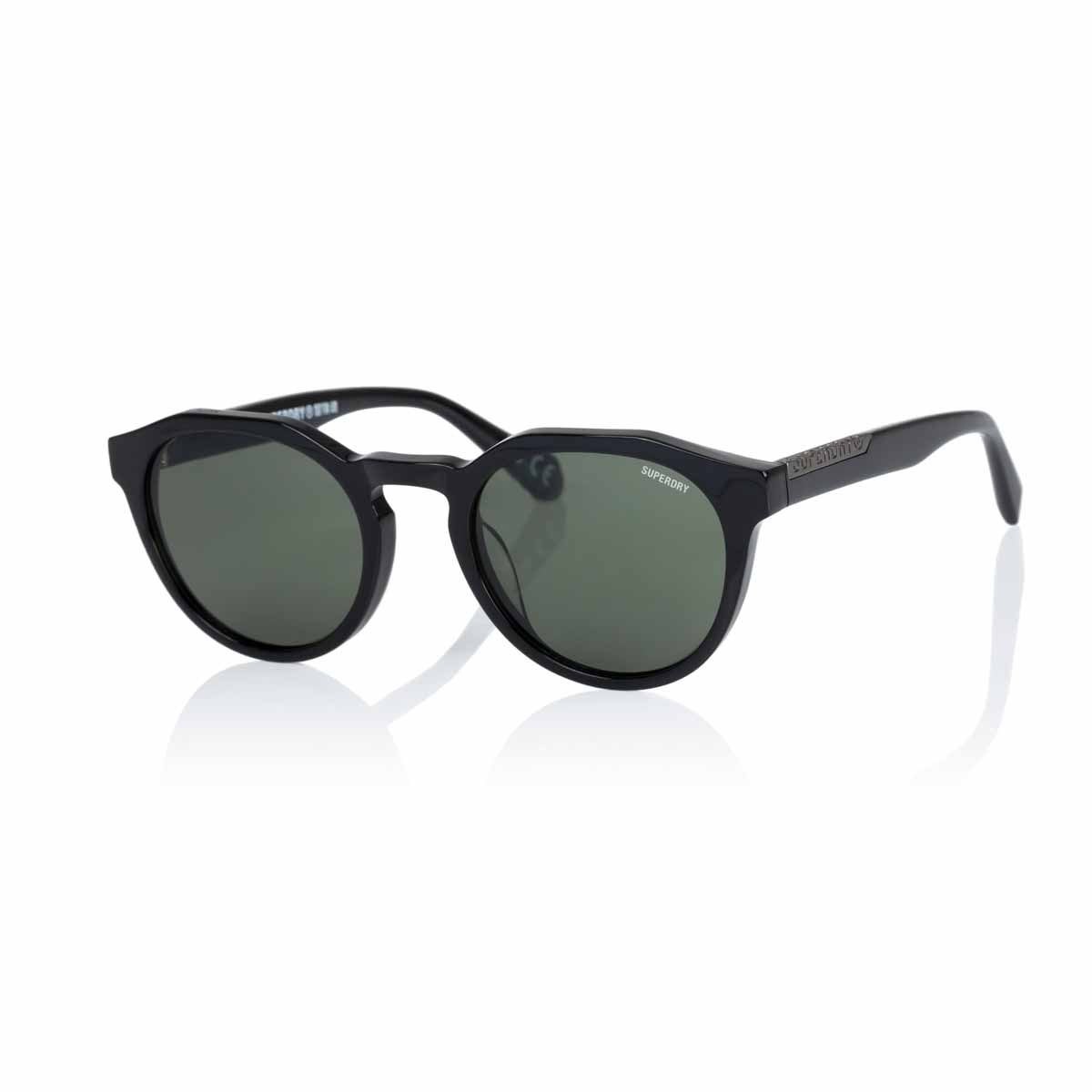 Saulesbrilles Superdry SDS 5012 – 104 Shiny black / Vintage green