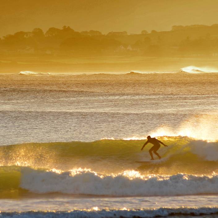 Bimbo surfing in Ireland