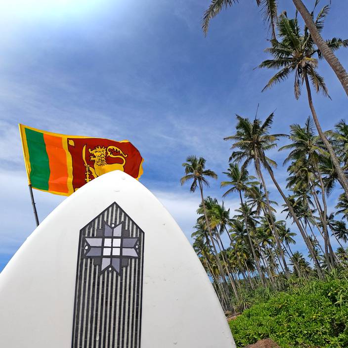 Surfing in Sri Lanka