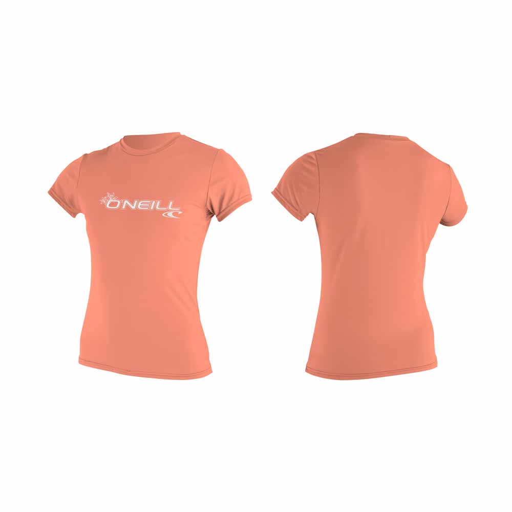 O'Neill WMS Basic Skins SS Sun Shirt – Light Grapefruit 252
