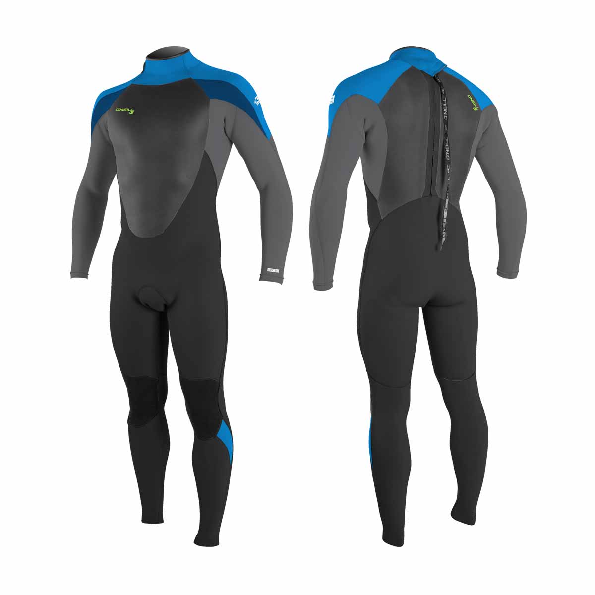O'Neill Youth Epic full 4/3 mm Wetsuit – Black/Graph/Blu/Deepsea HT9