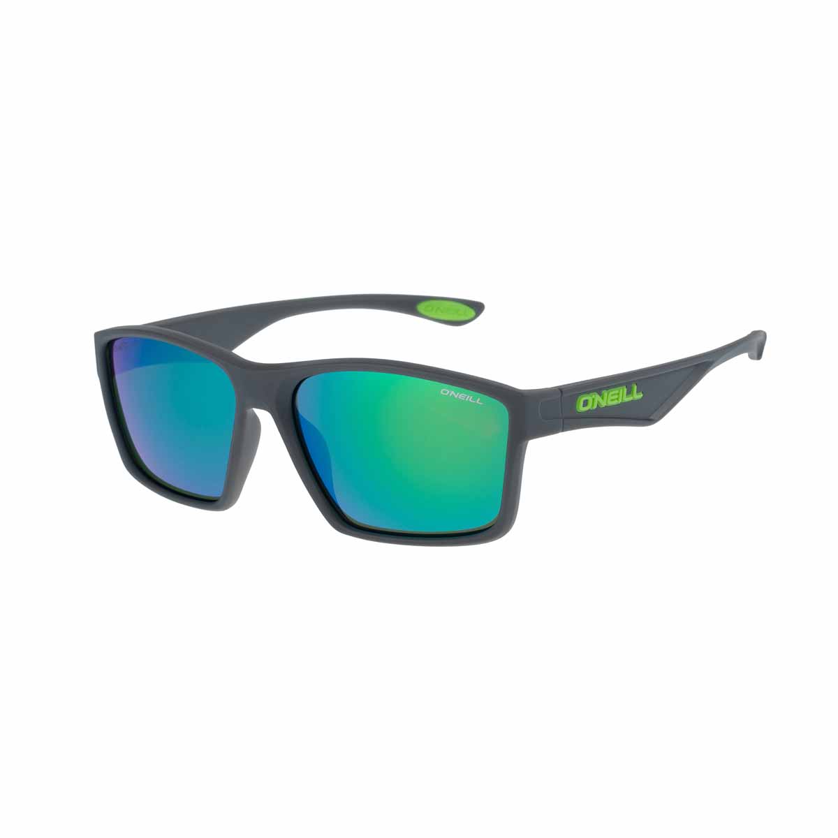 O'Neill 9024 2.0 saulesbrilles – 108P Matēti pelēkas / Zaļš spoguļstikls