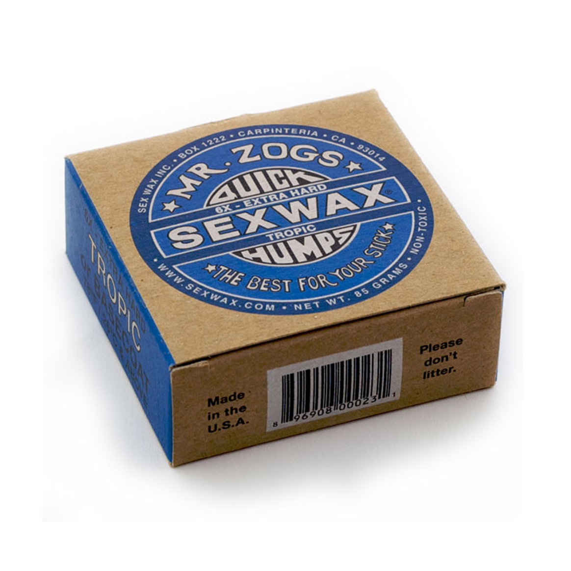 SexWax Quick Humps surfboard wax from +26> °C and higher