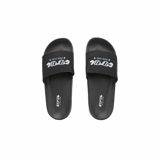 Cool Shoe Flux Black Slippers
