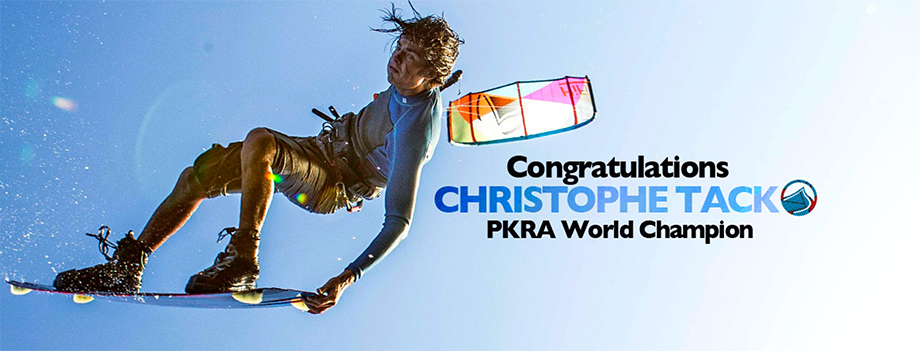 Liquid Force Kites HiFi-X and Christophe Tack PKRA World Champion