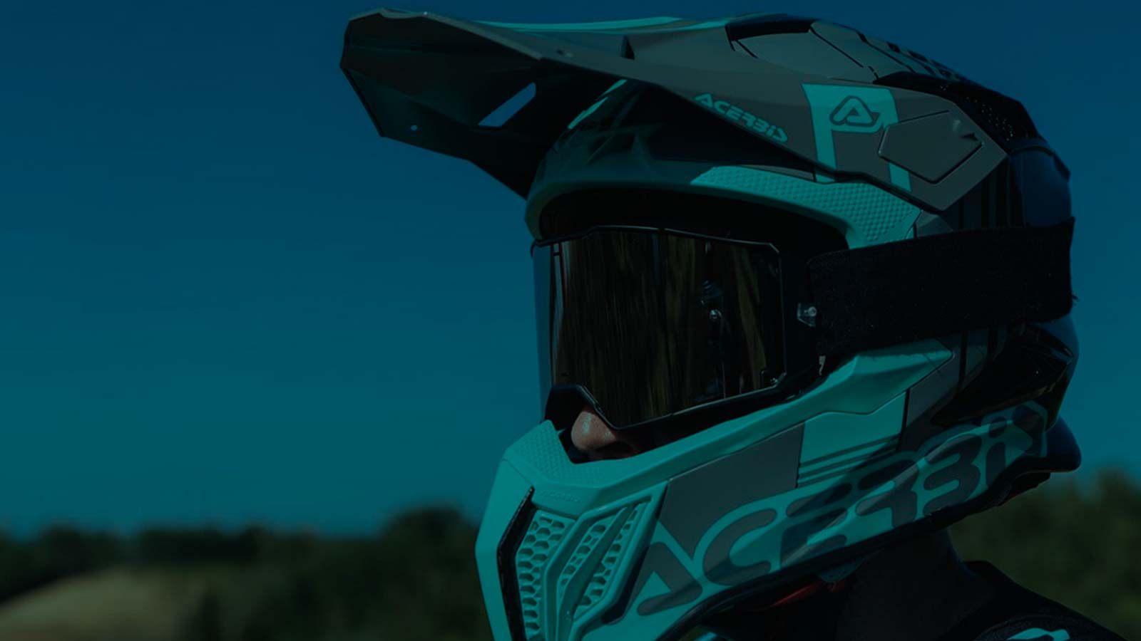 Helmet for Jetski, Motocross style.