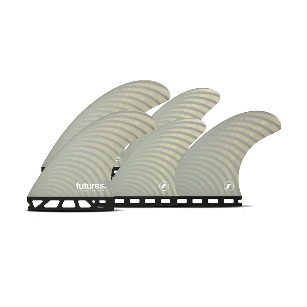 Futures Fins Quad Thruster 5 Fin Set Firewire DanMann M Honeycomb – 3+2 fins