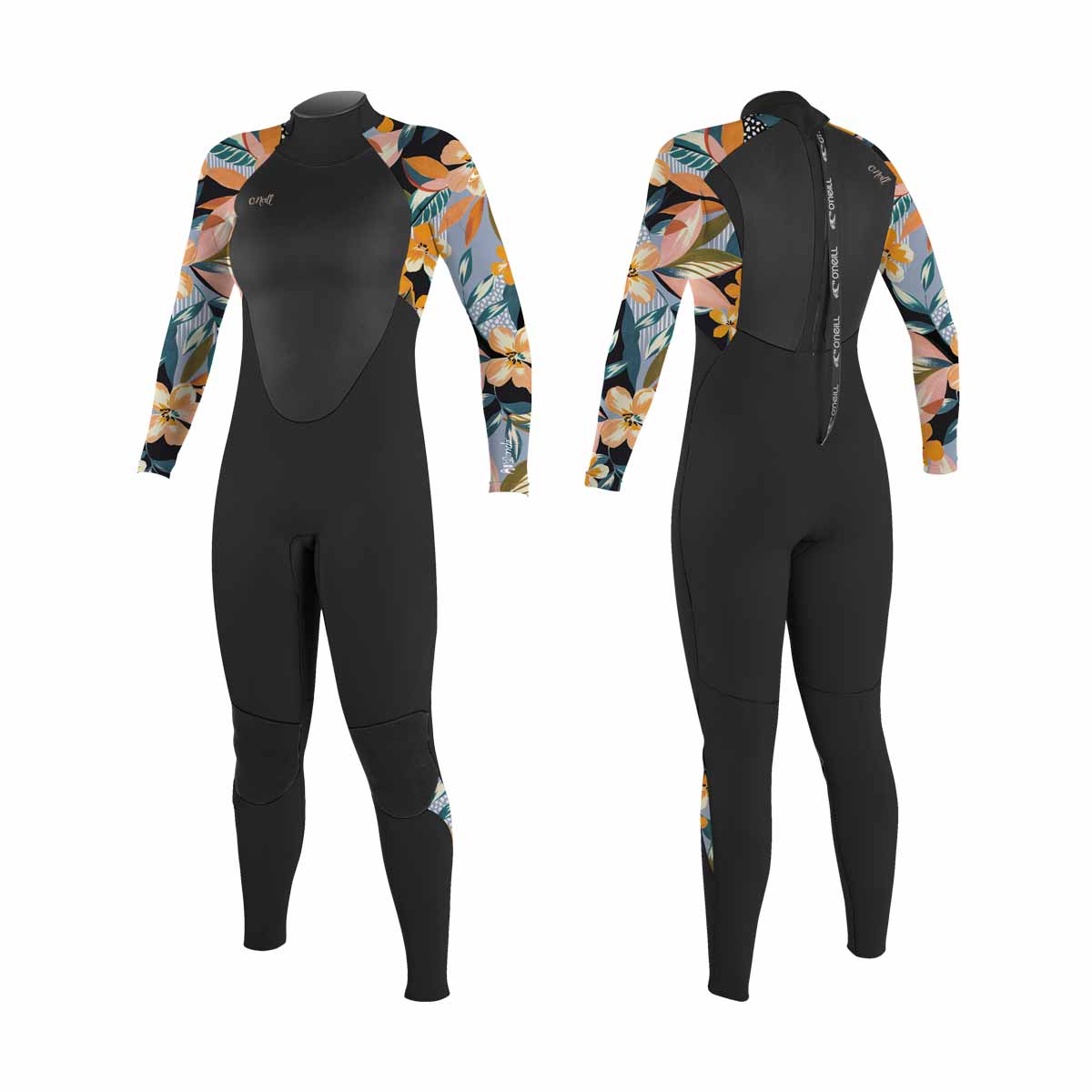 O'Neill Girls Epic full 5/4 mm Wetsuit – Black/Demiflor HW4