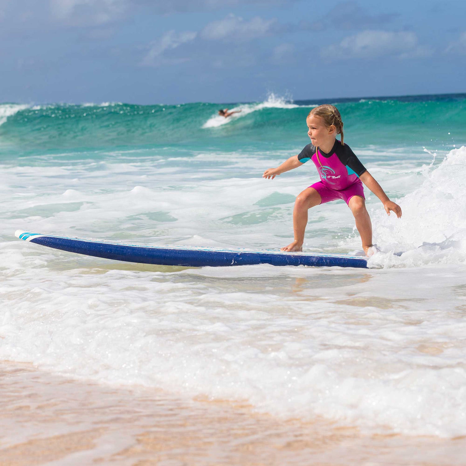 O'Neill Toddler Reactor Spring 2 mm Wetsuit – Slate/Berry/Seaglass FU2
