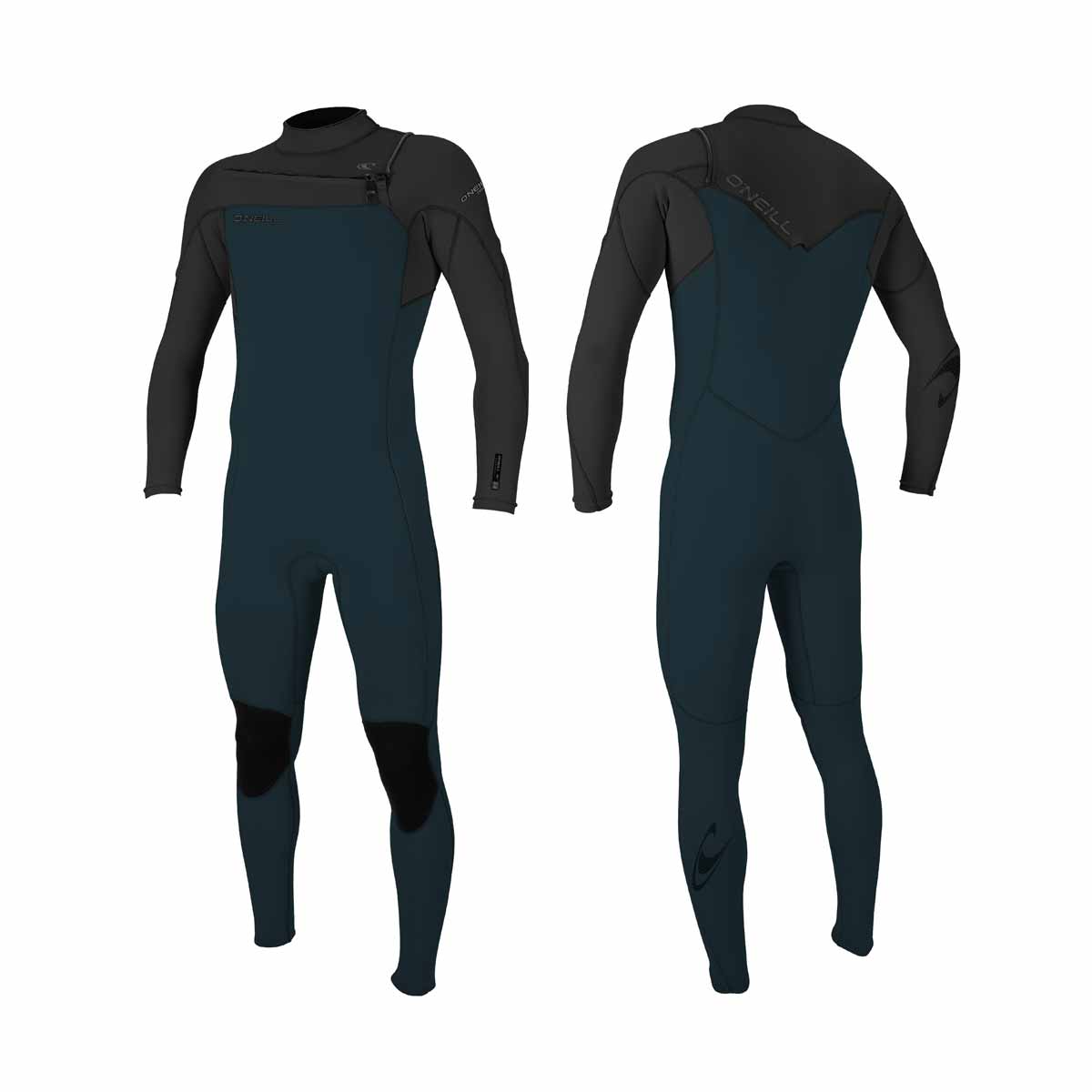 O'Neill Hammer 3/2 mm Chest Zip Full Wetsuit – Slate/Black EJ4