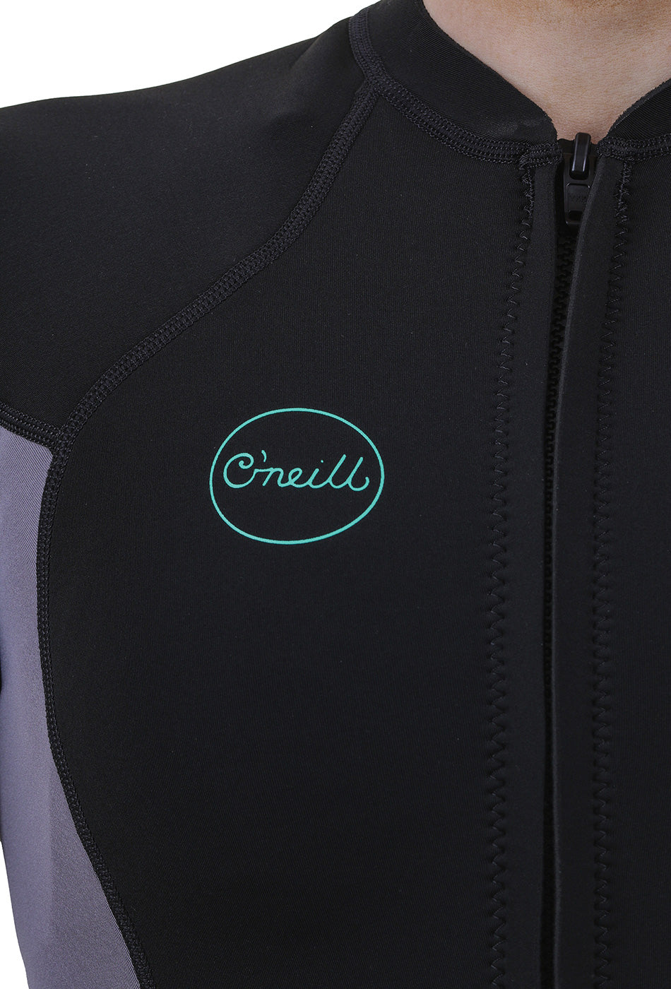 O'Neill Wms Bahia 2/1 Front Zip S/S Spring Wetsuit – Copenblu/Ptdtrpcs IL5
