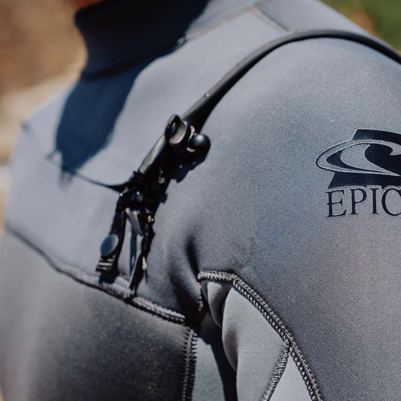 Garais hidrotērps O'Neill Epic 5/4 mm Chest Zip Full – Temperedsteel/Smoke/Graph IU1
