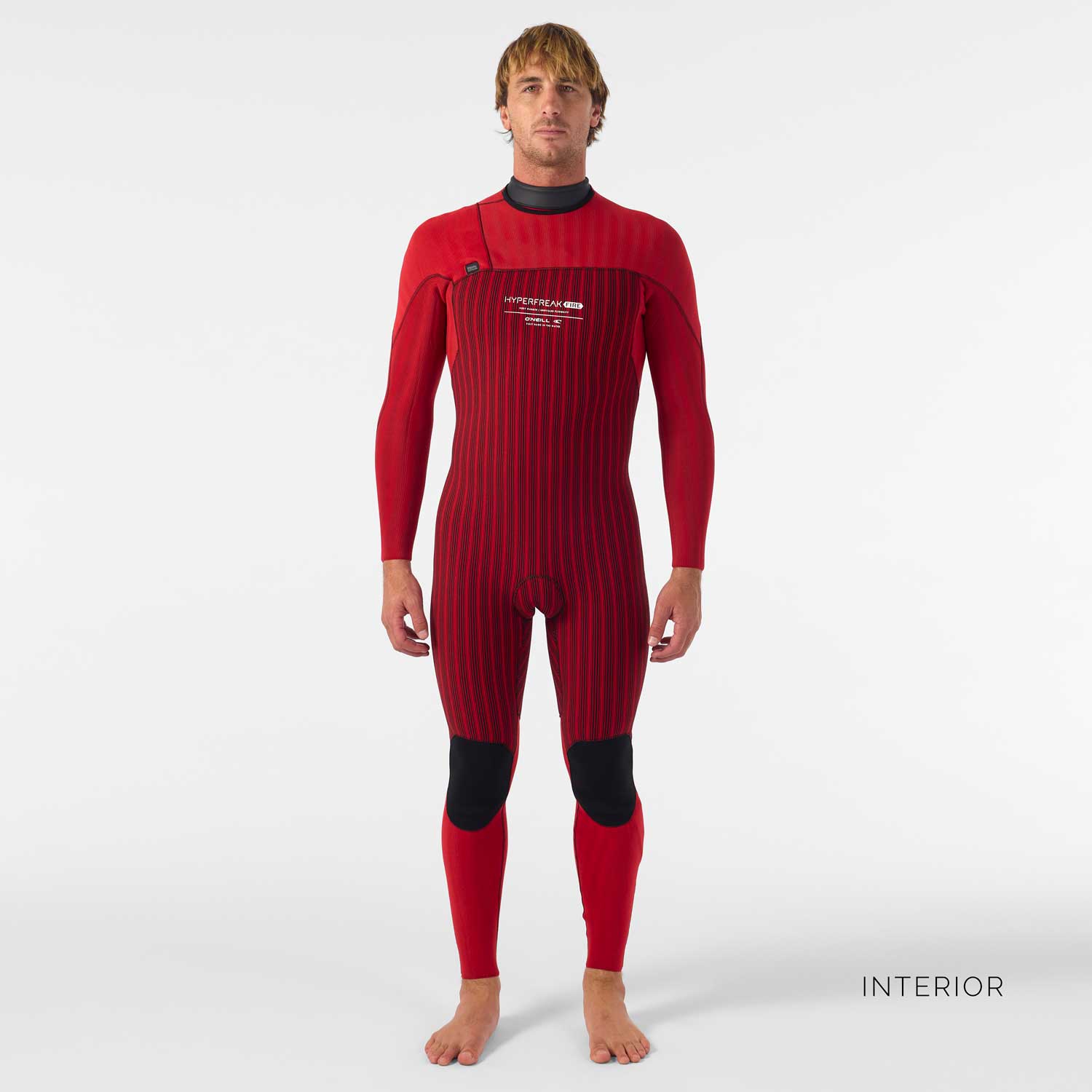 Hidrotērps ar kapuci O'Neill Hyperfreak Fire 5/4+ mm Chest Zip w/Hood – Melns A00