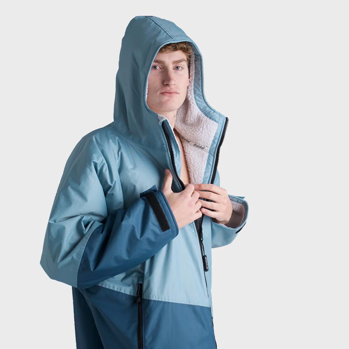 Pončo mētelis / jaka Dryrobe Advance Changing Robe - Blue Light Grey