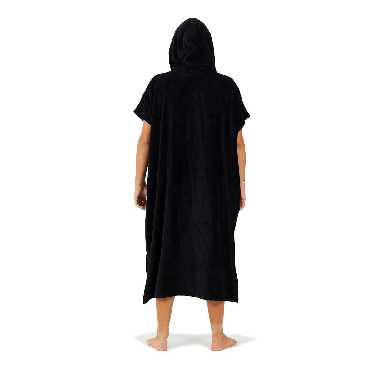 After Essentials Logo Poncho pārģērbšanās dvielis – Melns