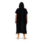 After Essentials Logo Poncho pārģērbšanās dvielis – Melns