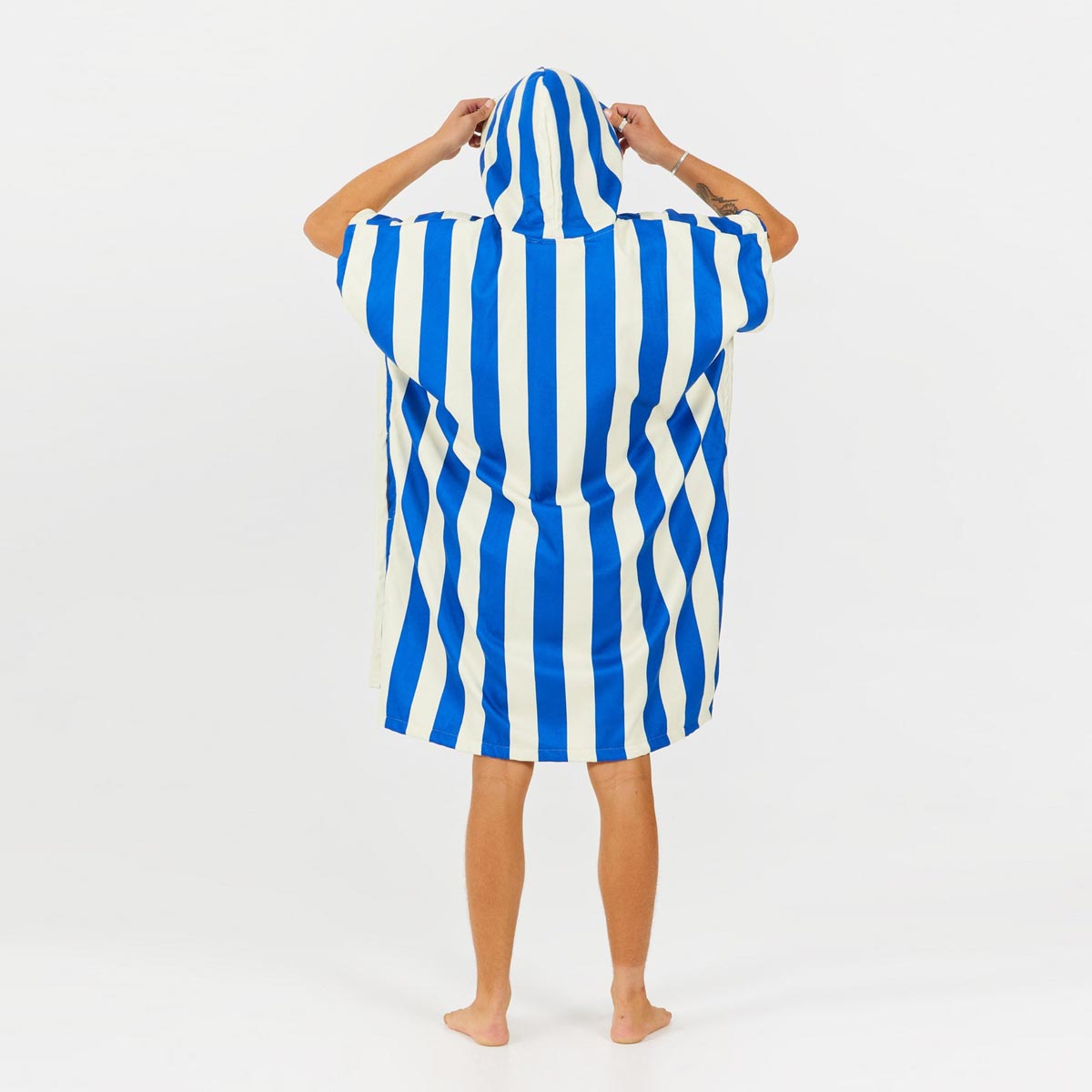 Pončo pārģērbšanās dvielis After Essentials Swim Club - Zils