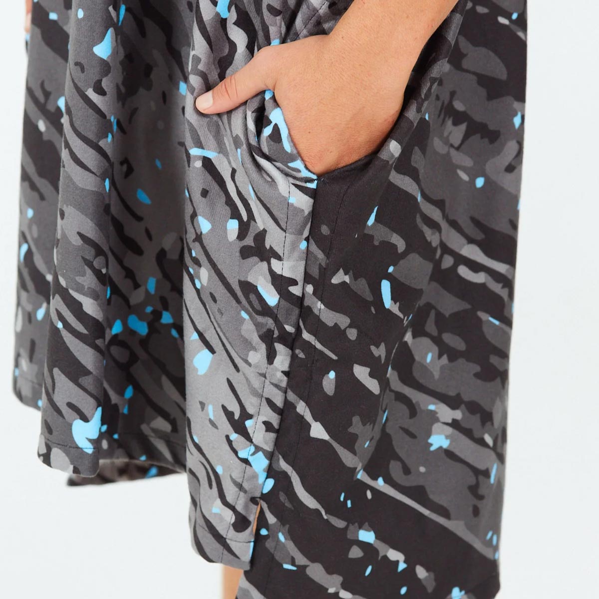 Pončo pārģērbšanās dvielis After Essentials Sport Series – Zils