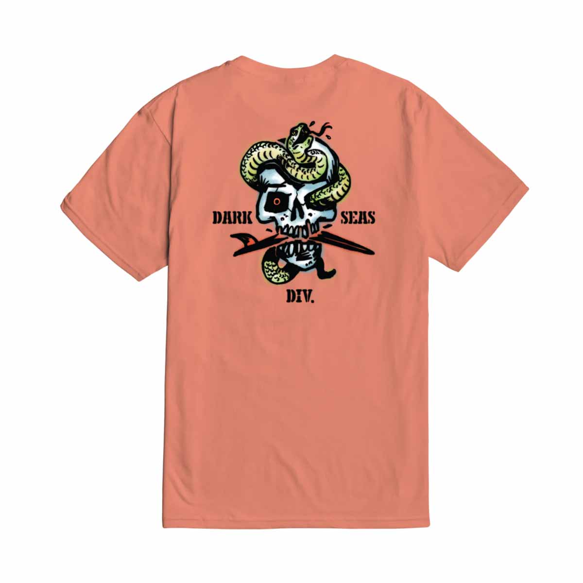Dark Seas Board Breaker Premium S/S Tee – Coral