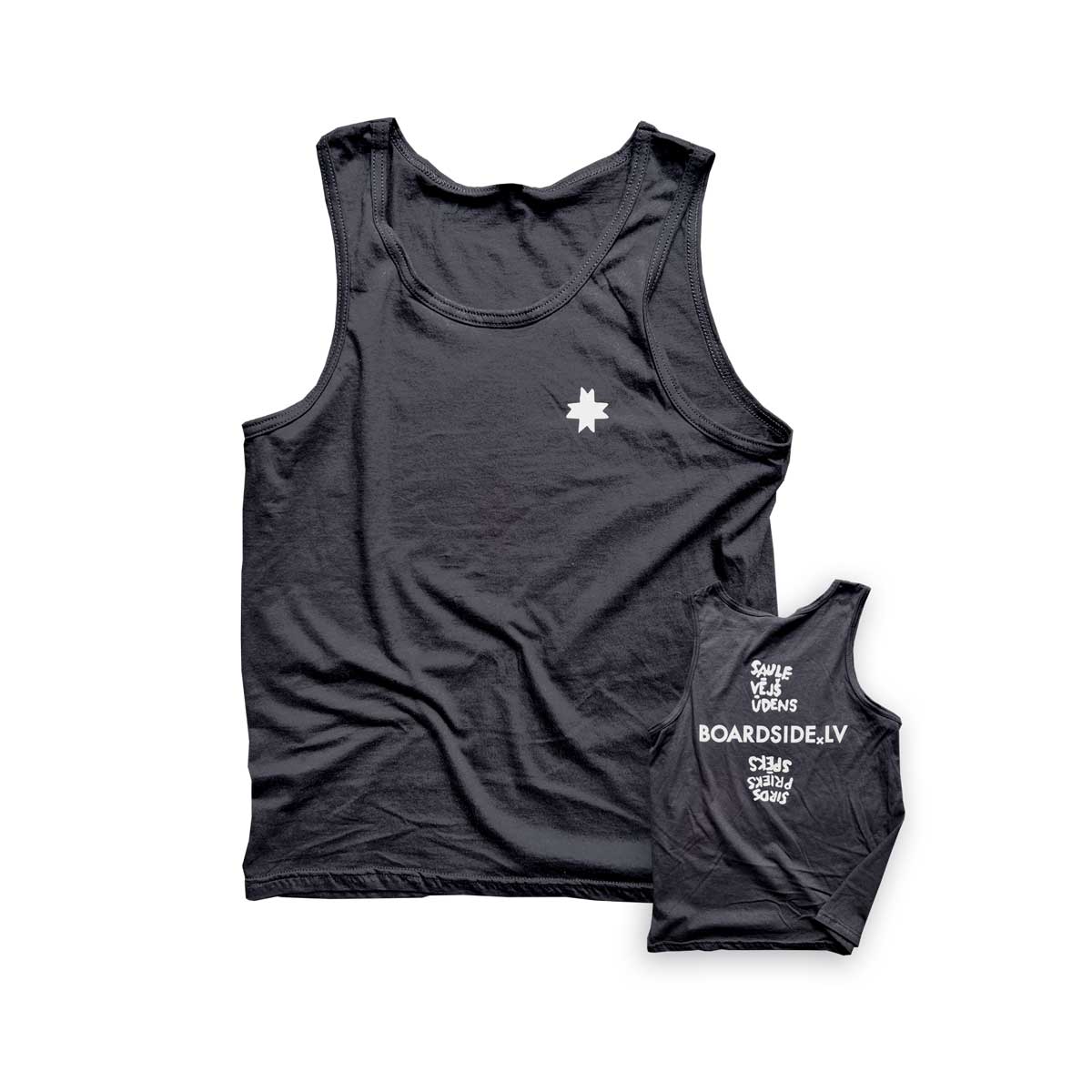 Boardside.lv Tank Top – Black