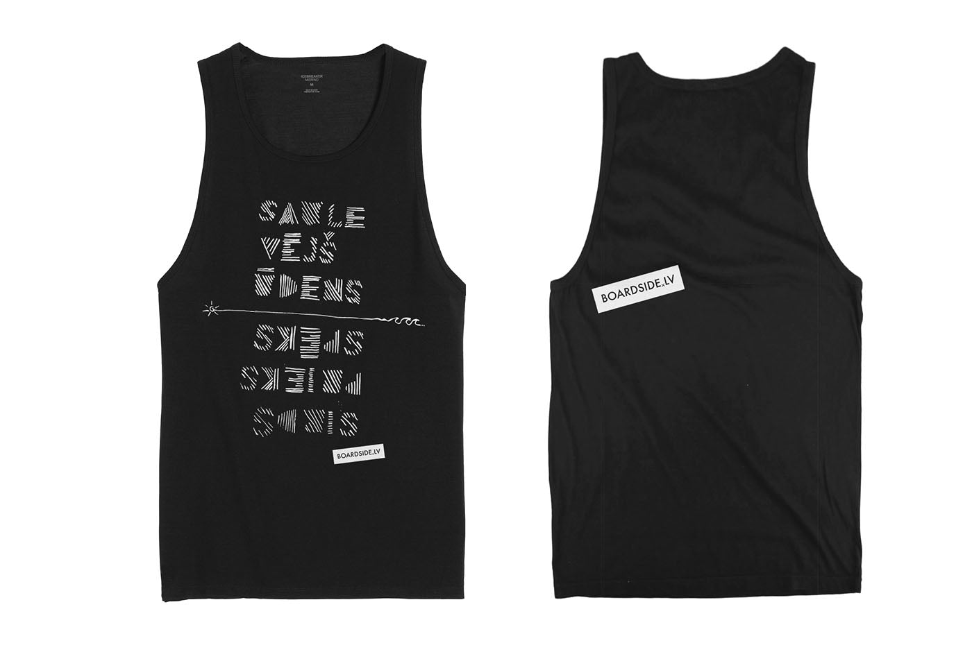 Boardside.lv Tank Top – Dark Gray