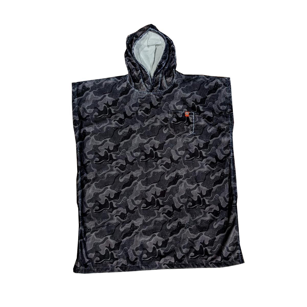 After Essentials Poncho Towel – Camo Deep Black