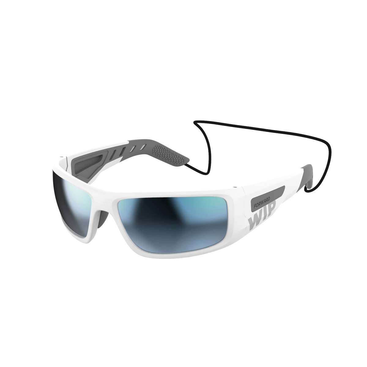 Saules brilles ūdenssportam Forward-WIP Gust Evo Polarized - baltas