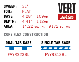 Creatures Matta Shapes Vert Large Single Tab – 3 Fins