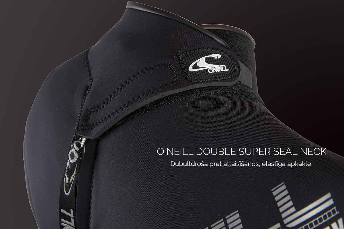 O'Neill Youth Epic full 4/3 mm Wetsuit – Graphite/Smoke/Red HT8