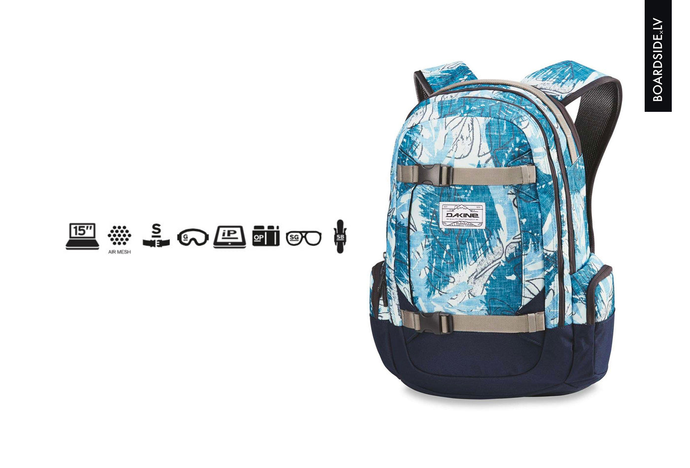 DaKine Mission Backpack – 25 litri / Washed Palm