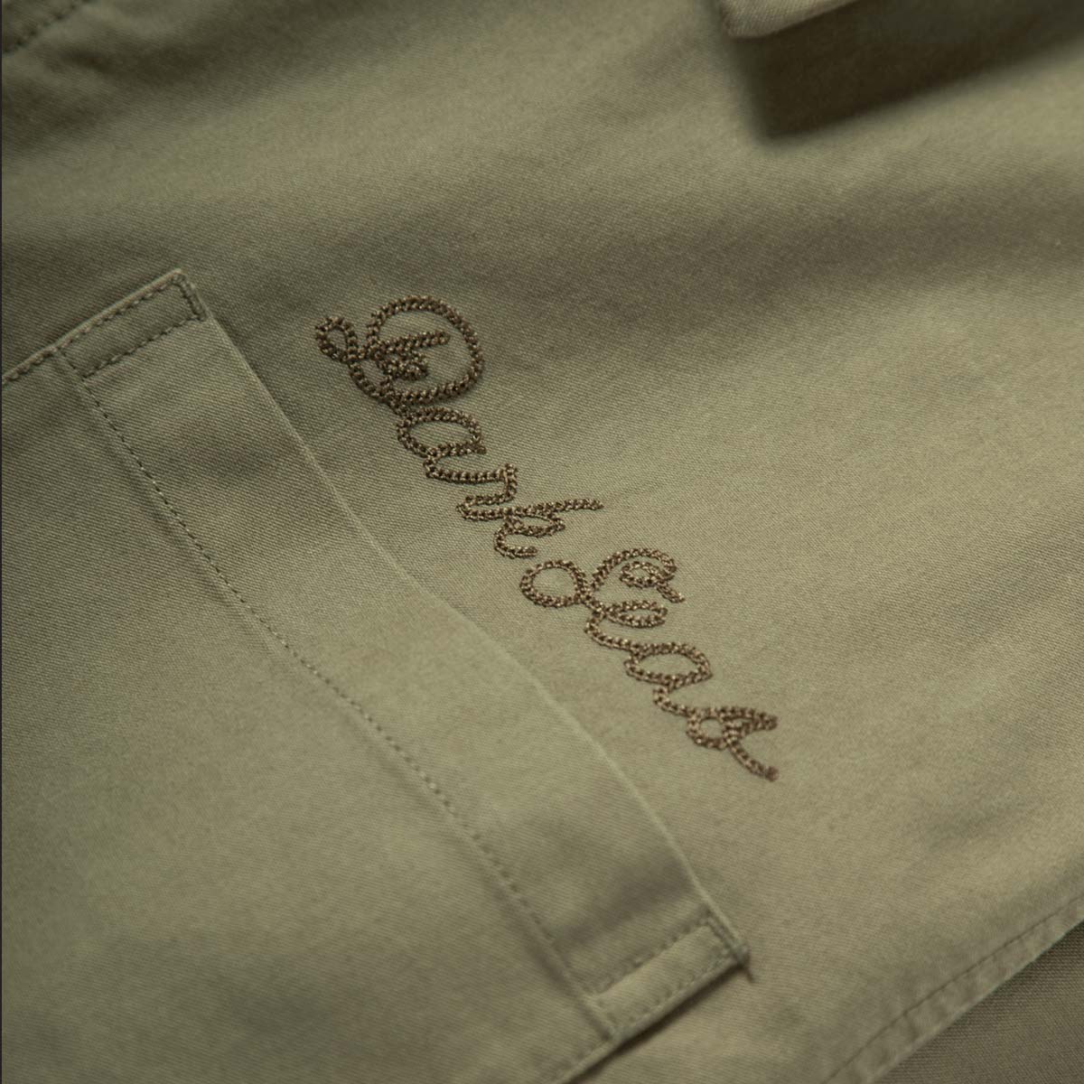 Brezenta jaka Dark Seas Corporal Shirt Jacket – Olīvju zaļa