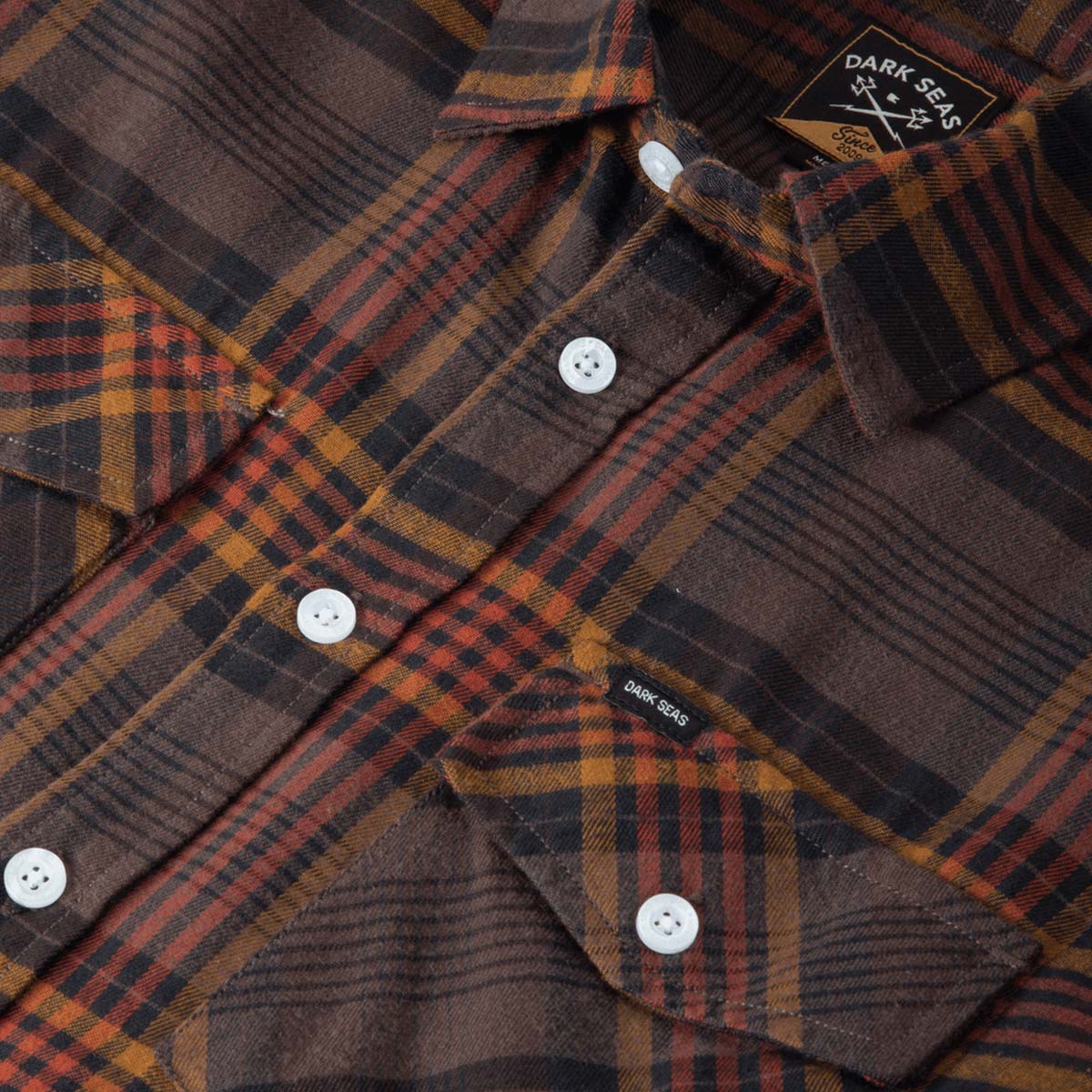 Flaneļa krekls Newton Flannel Shirt – Brown/Black