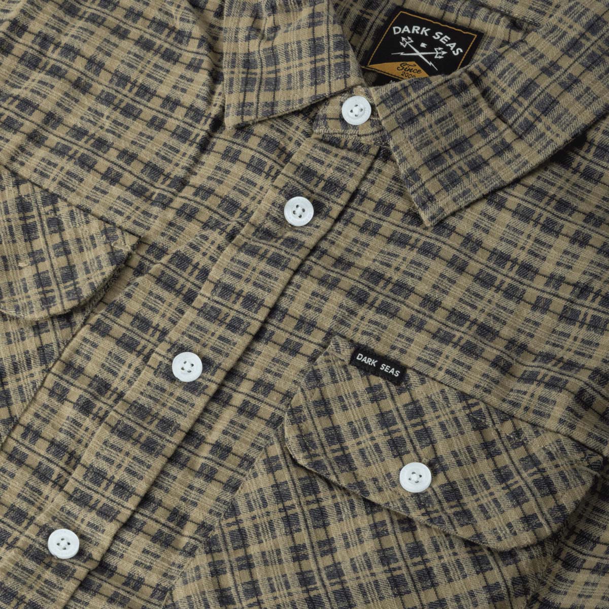 Flaneļa krekls Drake Flannel Shirt – Aloe/Black