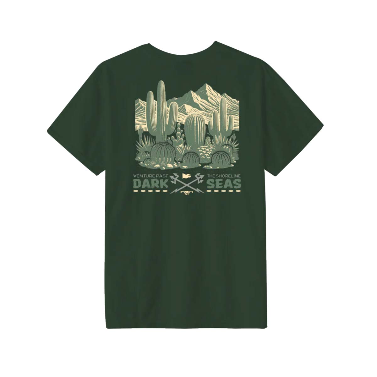 Dark Seas High & Dry Pigment S/S Tee – Bronze Green