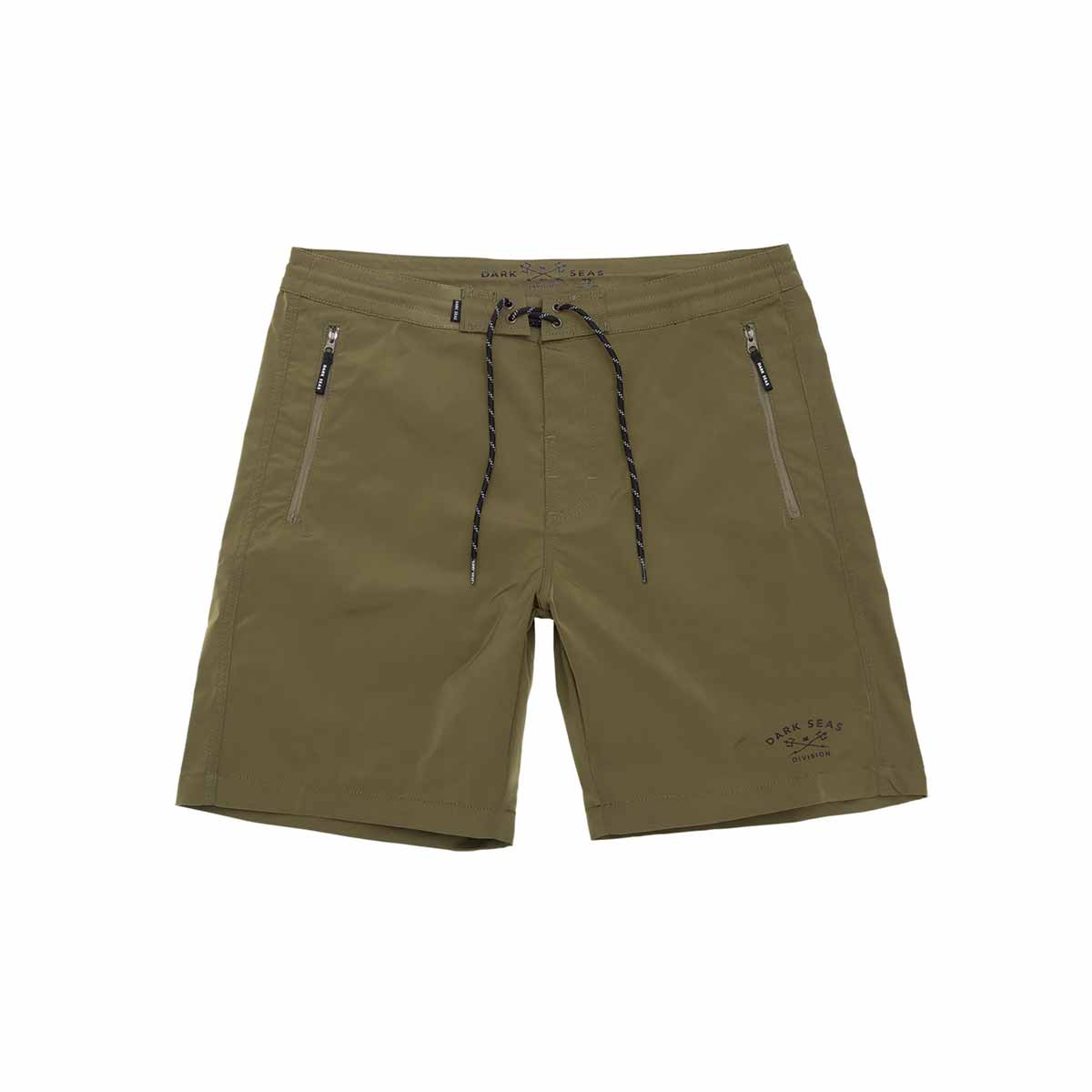 Dark Seas Tack Amphibious 19" Walkshorts – Olive