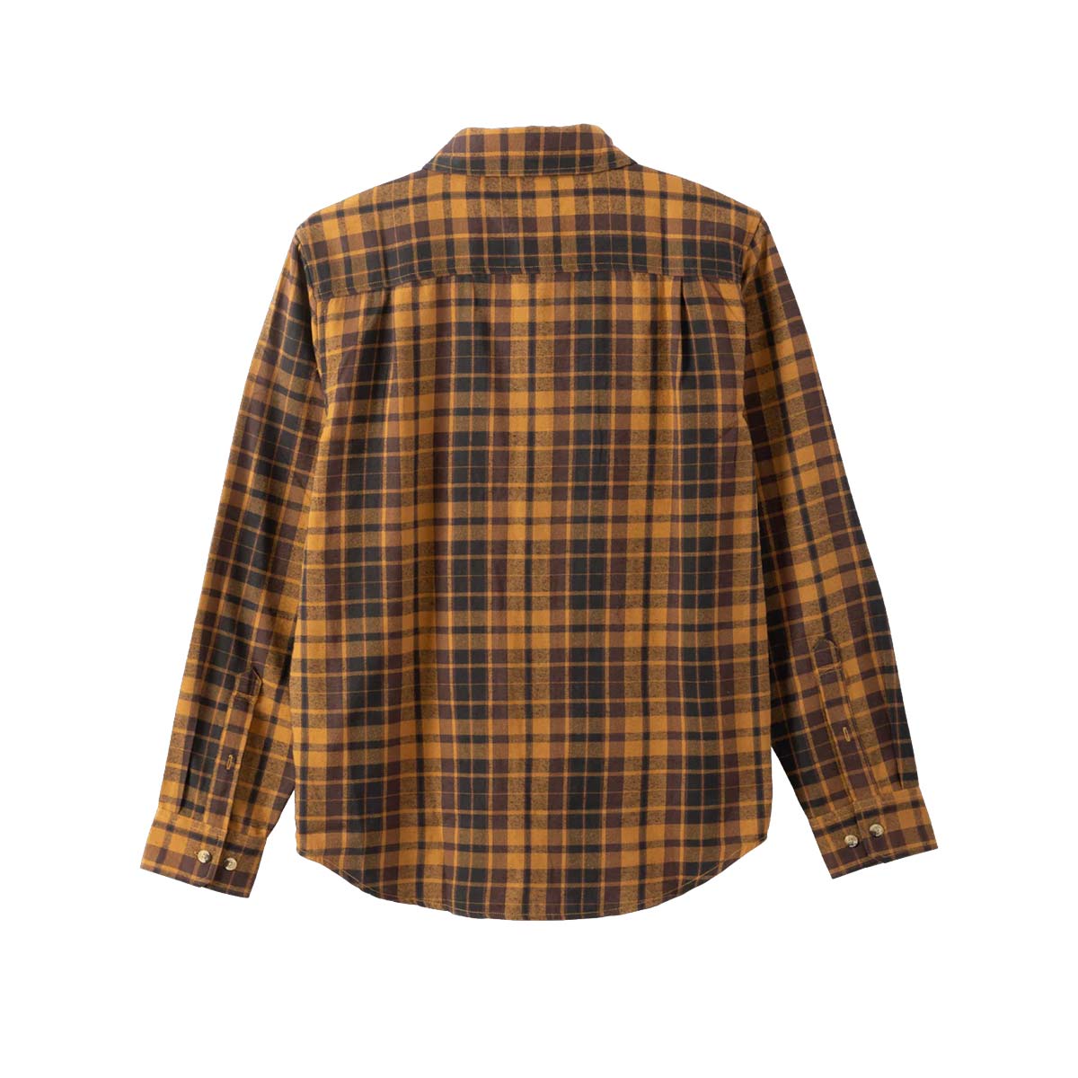 Flaneļa krekls Dark Seas Tanglewood Woven – melns ar brūnu