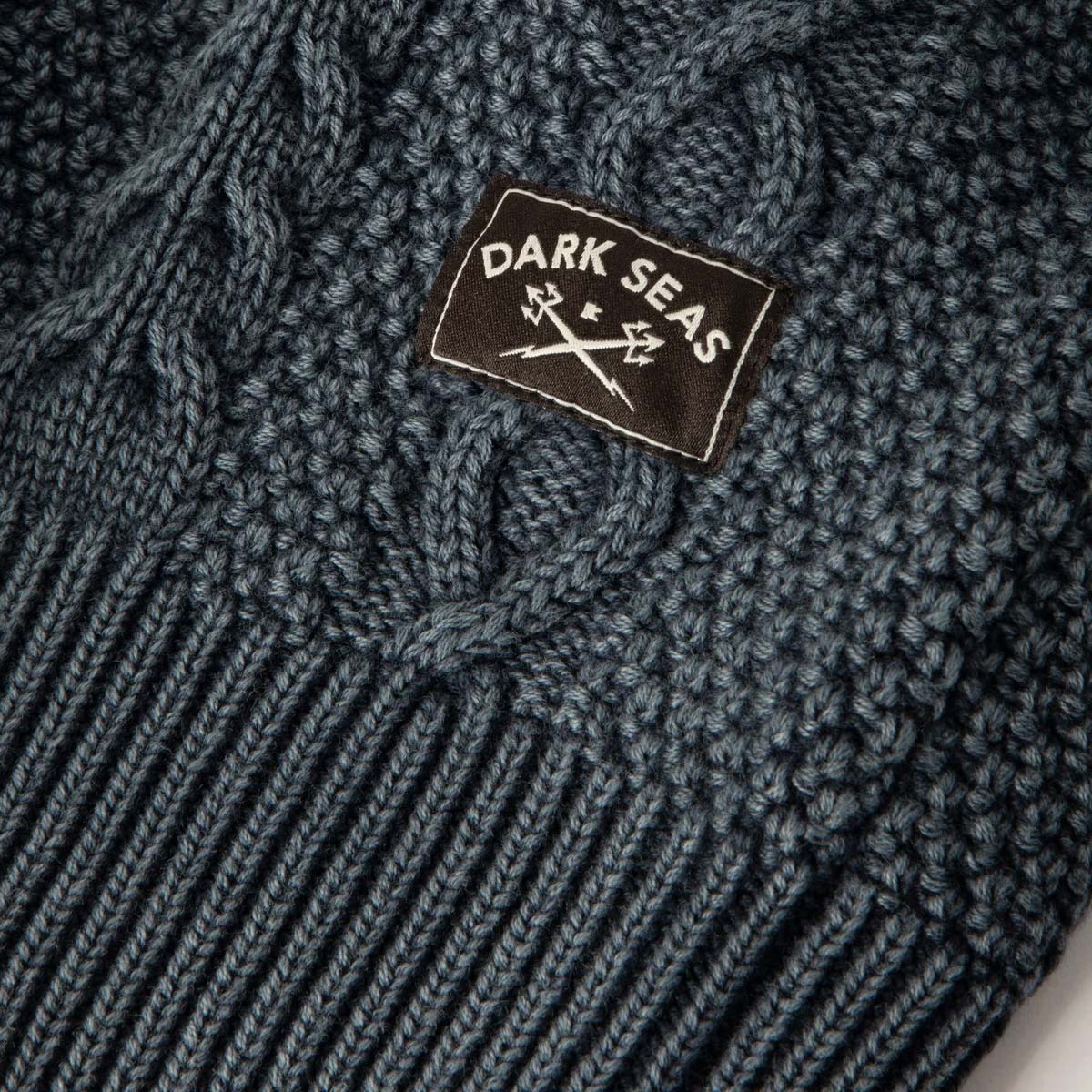 Adīts džemperis Dark Seas Big Sur Sweater – Indigo