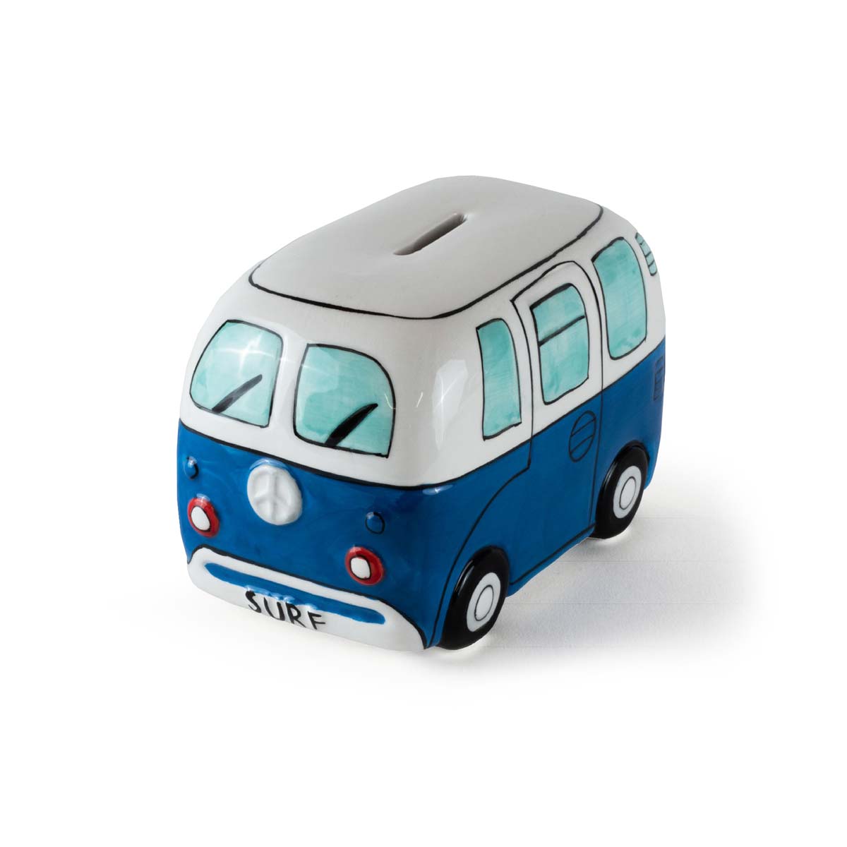 Devoted Surf Van Piggy Bank – Blue