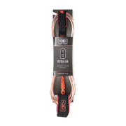 Ocean & Earth Regular 8ft Moulded Leash - Coral