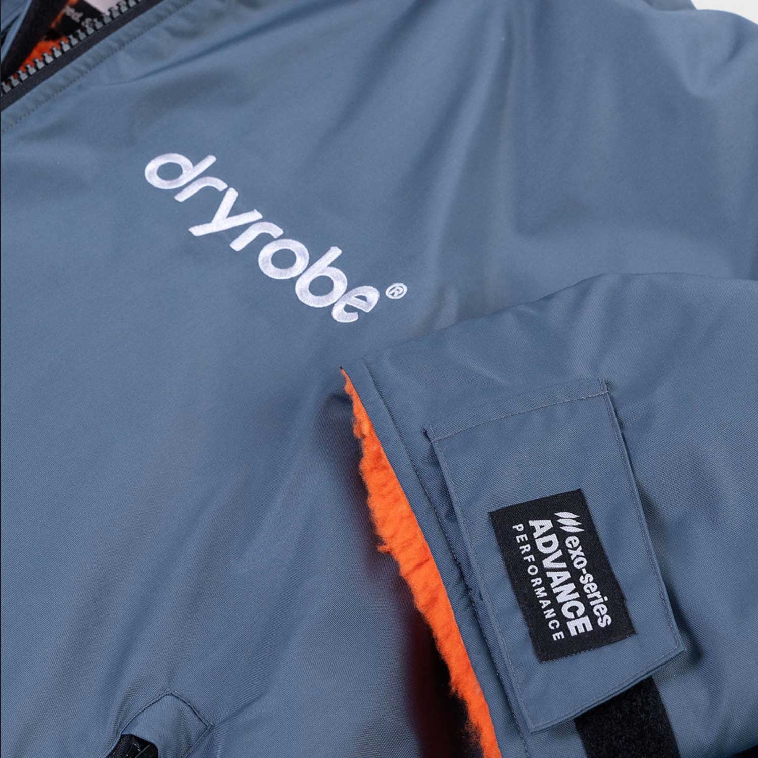 Pončo mētelis / jaka Dryrobe Advance Changing Robe - Dark Grey Orange