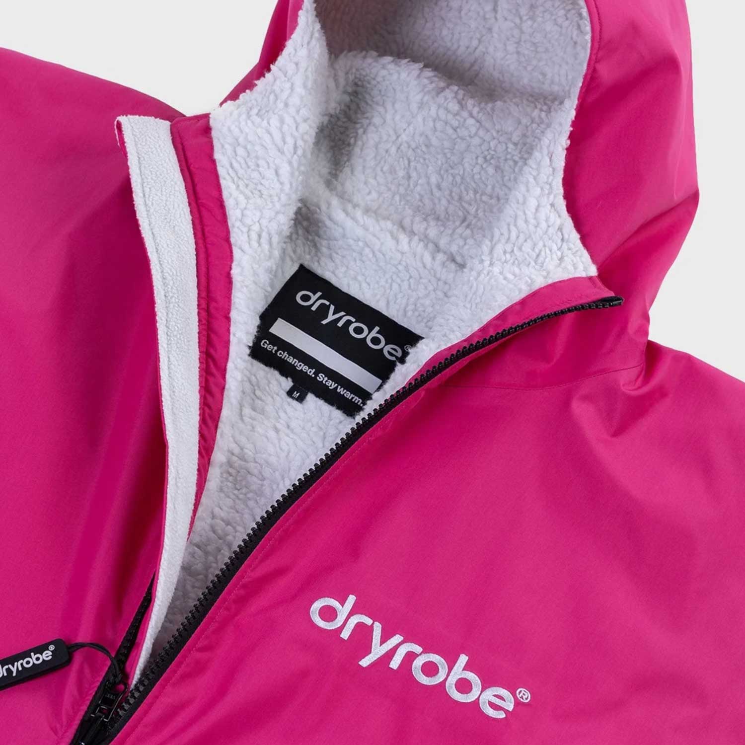 Pončo mētelis / jaka Dryrobe Advance Changing Robe - Pink Light Grey