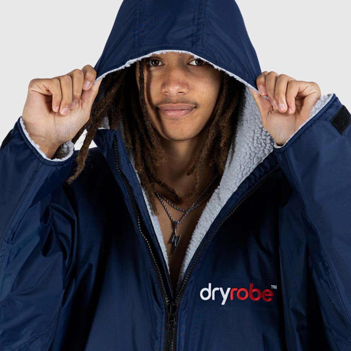 Pončo mētelis / jaka Dryrobe Advance Changing Robe - Navy Grey