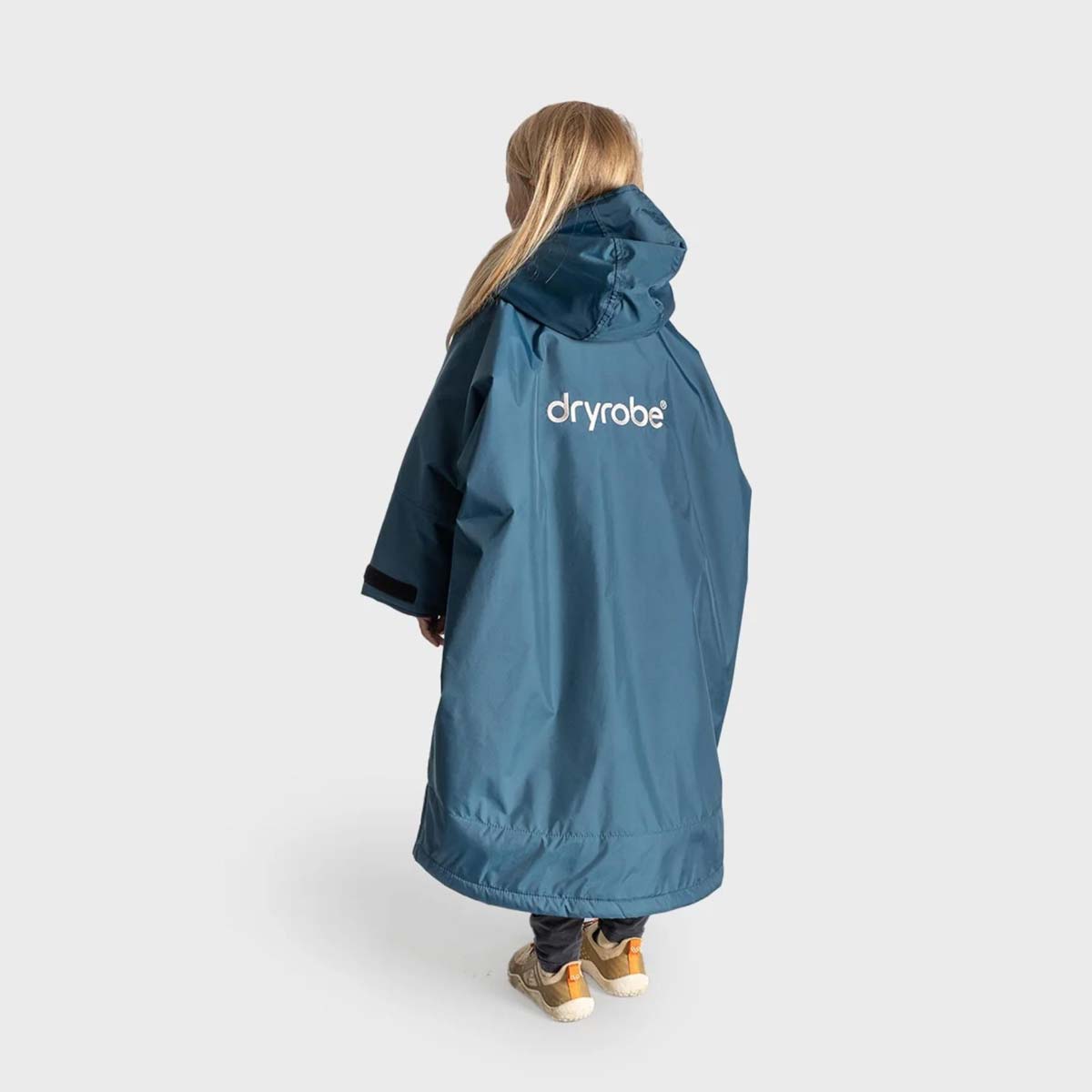 Bērnu pončo mētelis / jaka Dryrobe Advance Kids Changing Robe - Deep Sea Blue