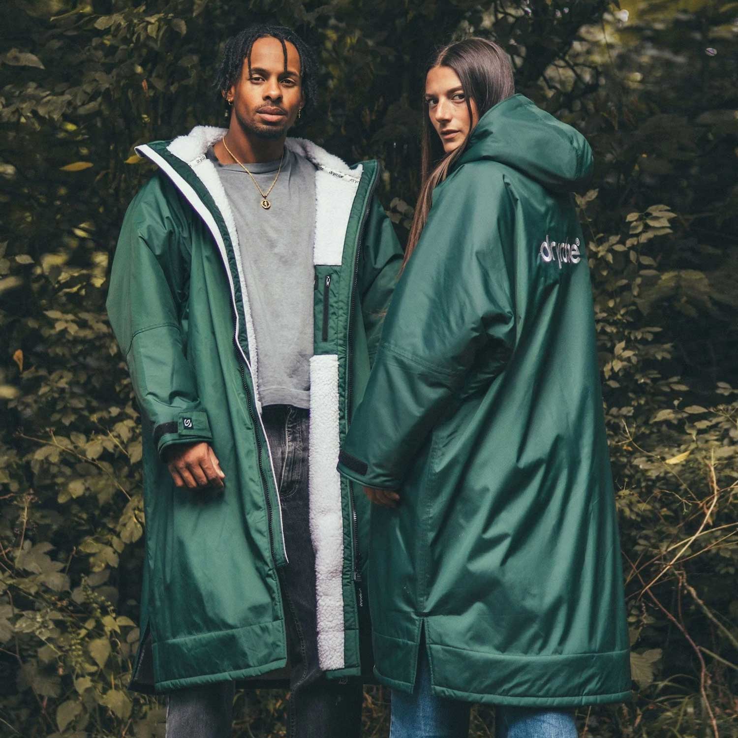 Pončo mētelis / jaka Dryrobe Advance Changing Robe - Dark Green Grey