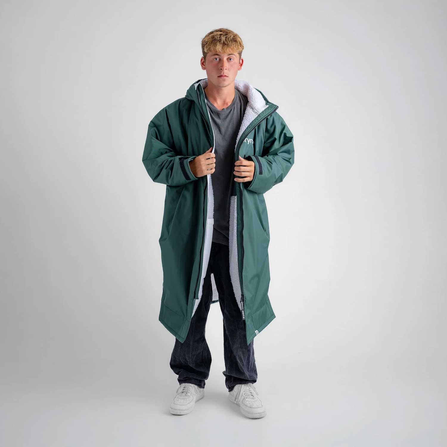 Pončo mētelis / jaka Dryrobe Advance Changing Robe - Dark Green Grey
