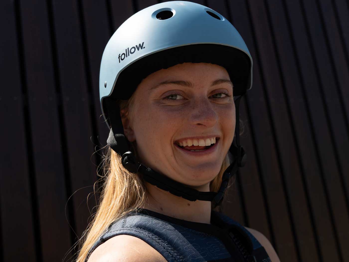 Follow Safety First Helmet – Ocean Blue