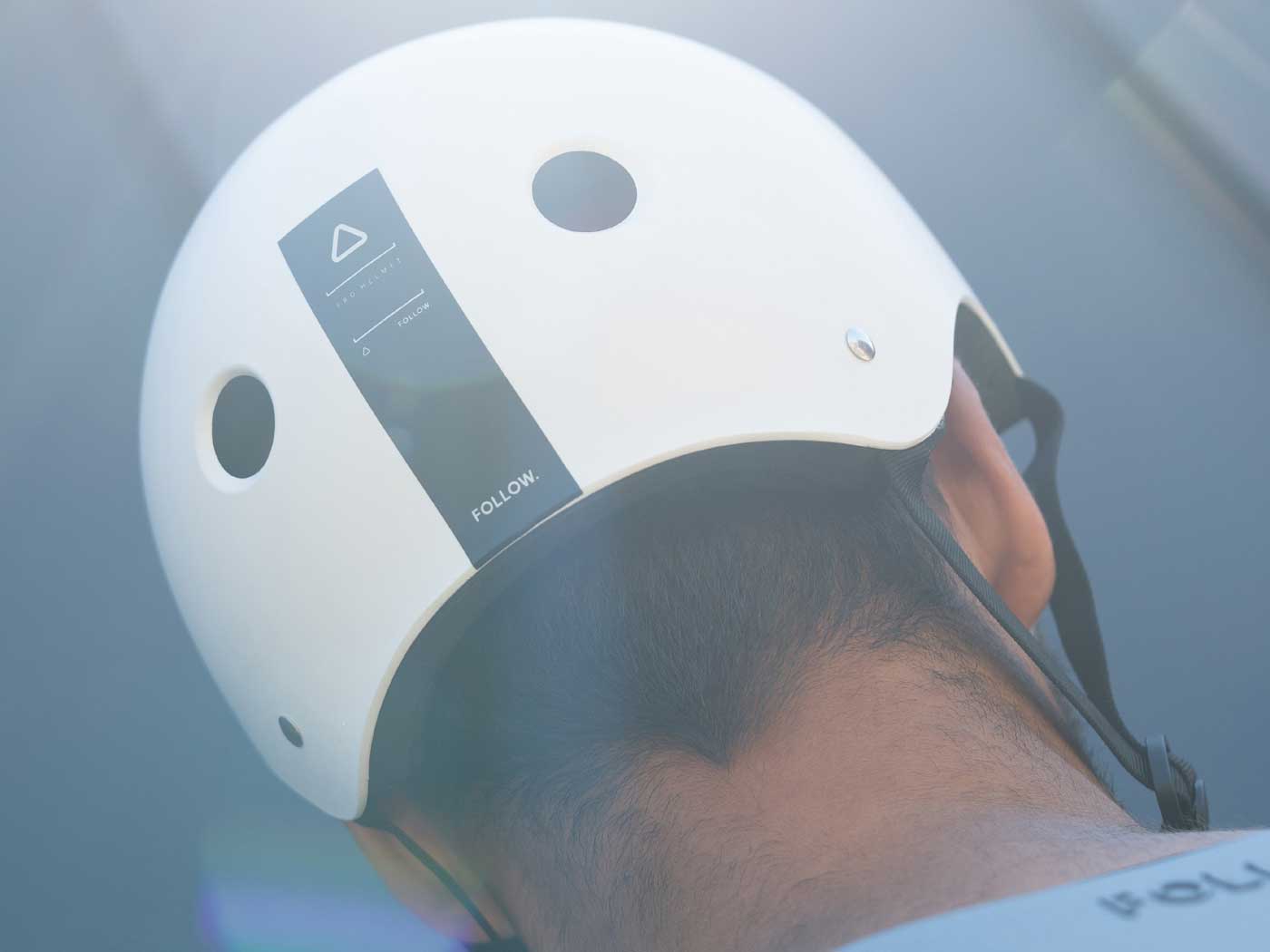 Helmet Follow Pro – White