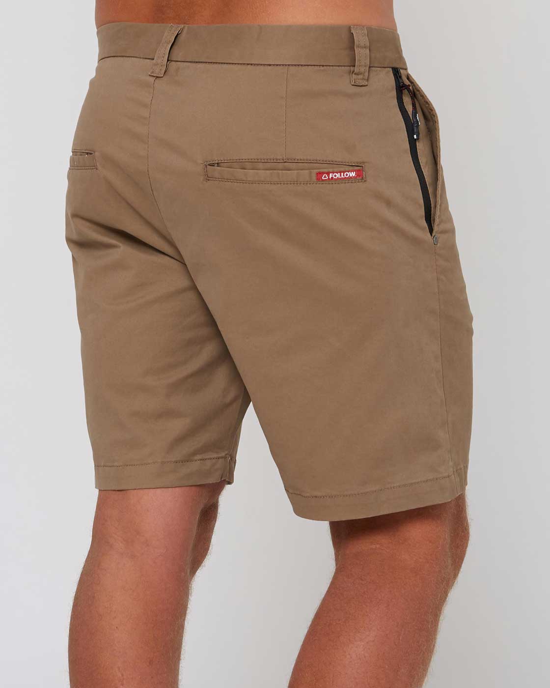 Follow Summer Chino Shorts – Khaki