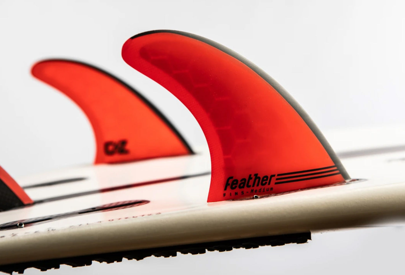 Feather Fins Gony Zubizarreta Red Core Carbon Click Tab – Thruster 3 fins