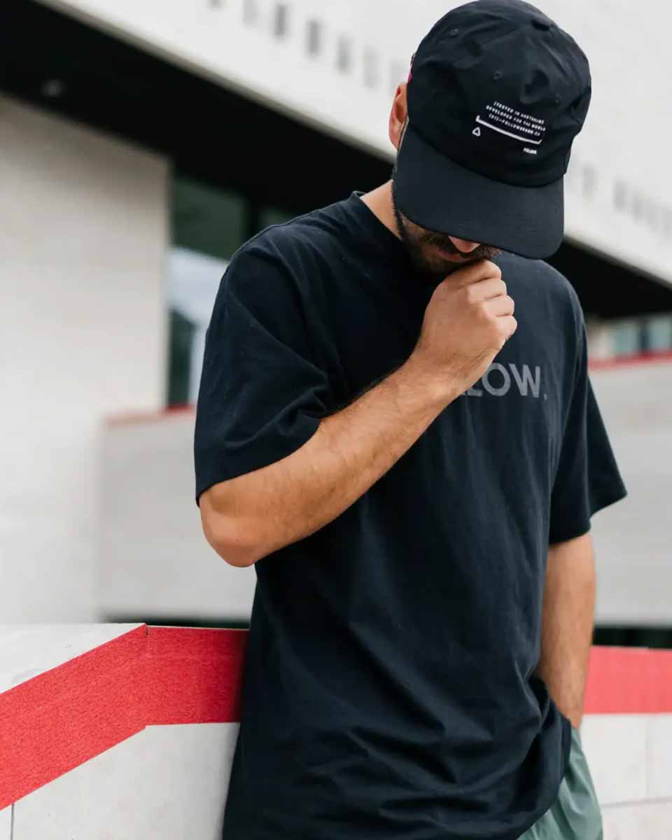 Follow Logo Tee – Black